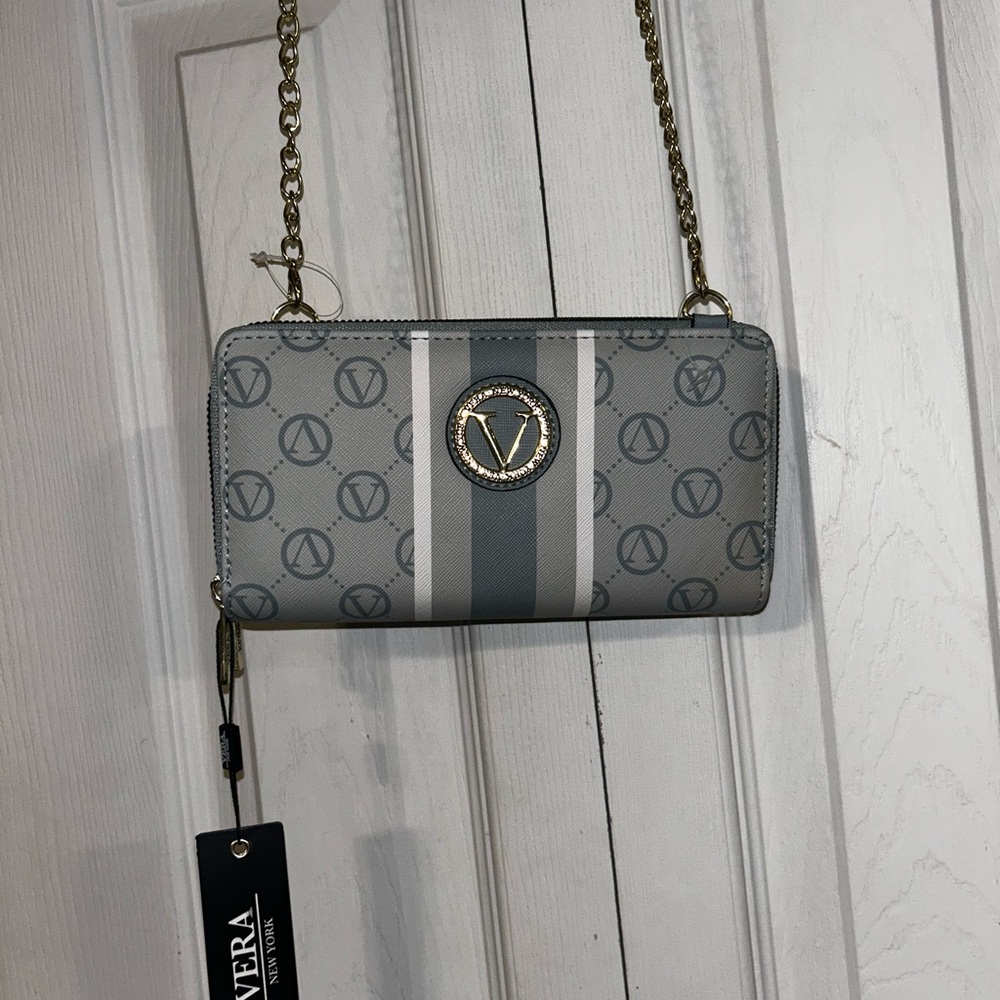 Designer New/tags Vera New York Diana Signature double zip crossbody  MSRP $58